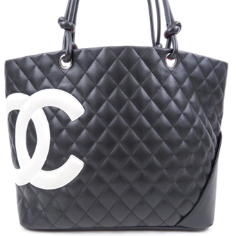 CHANEL シャネル カンボンライン コピー CH-BAG060 カンボン ラージ トートバッグ ブラック ホワイト ピンク